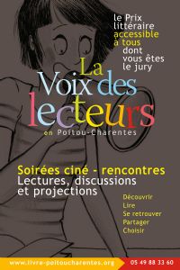 Cine-rencontre La Voix des lecteurs avec Claude Margat. Le samedi 14 novembre 2015 à Civray. Vienne.  20H30